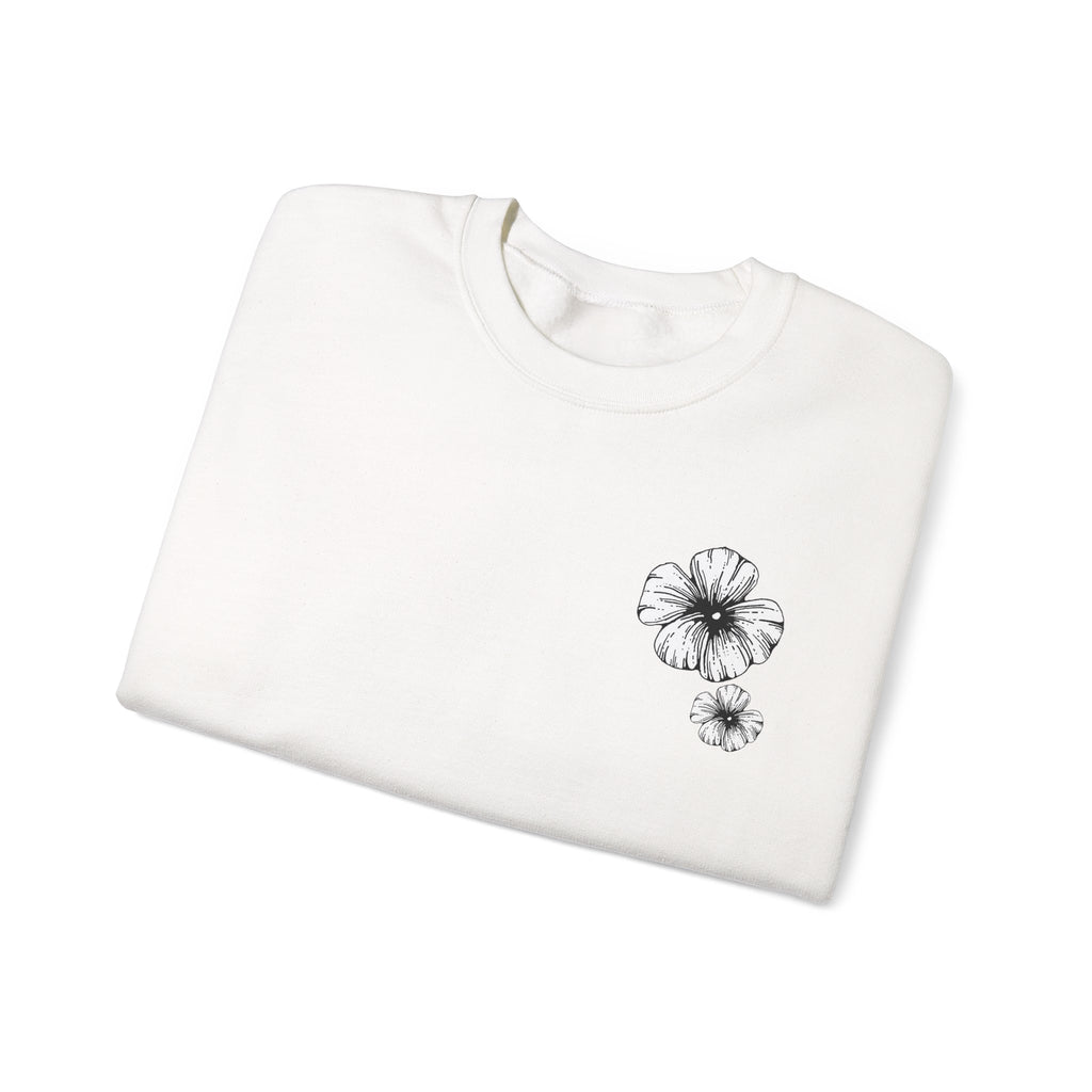 Holow Flower Crewneck Sweatshirt