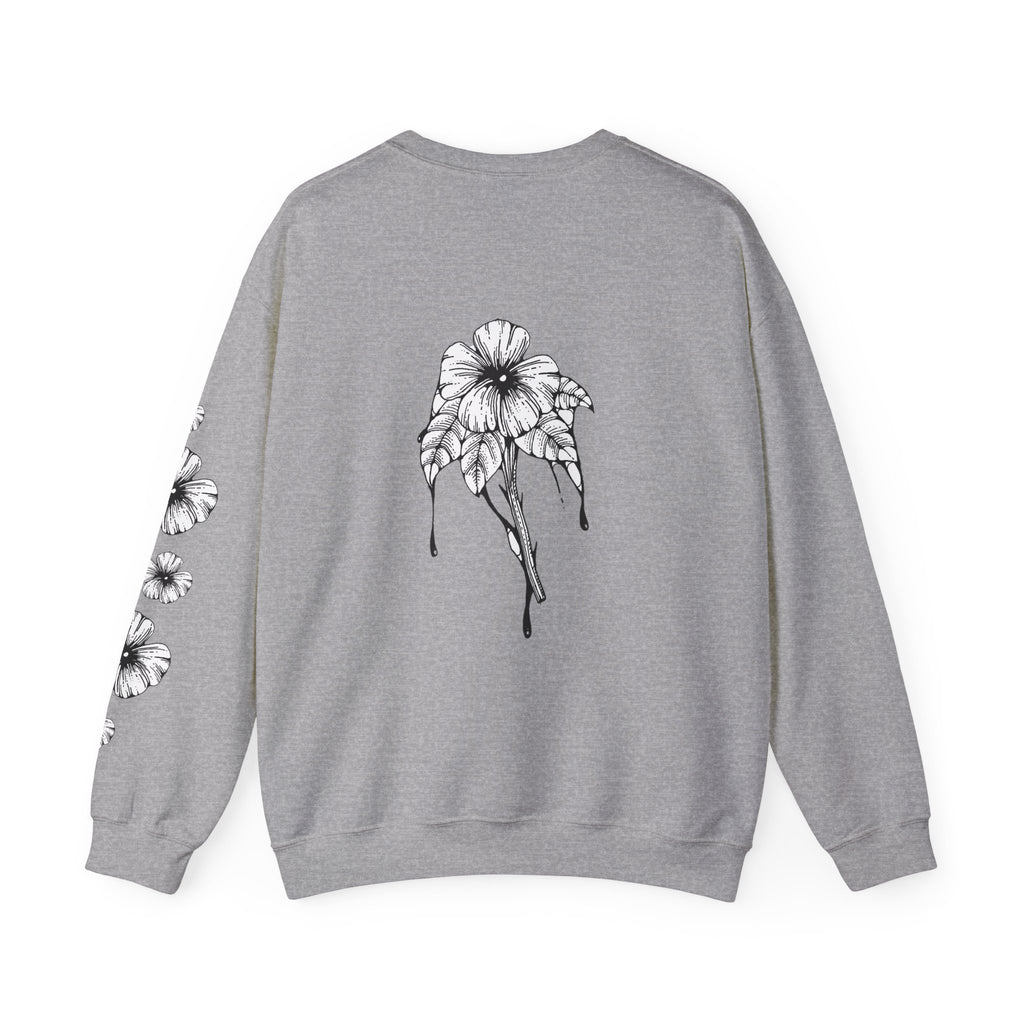 Holow Flower Crewneck Sweatshirt