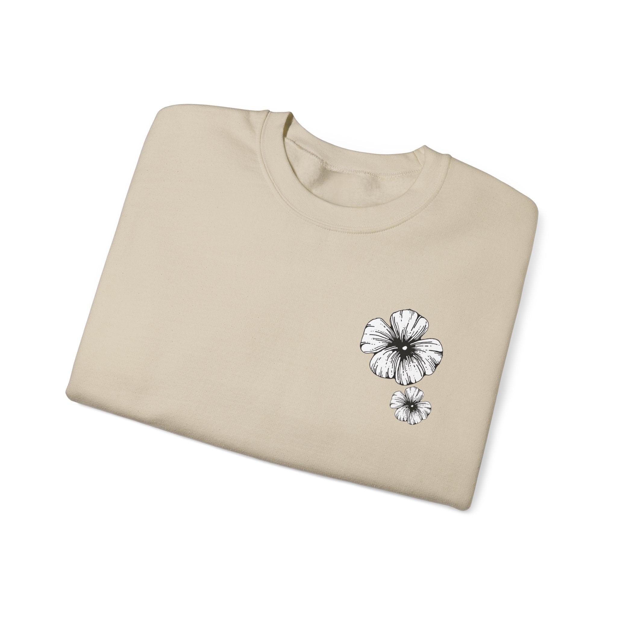 Holow Flower Crewneck Sweatshirt