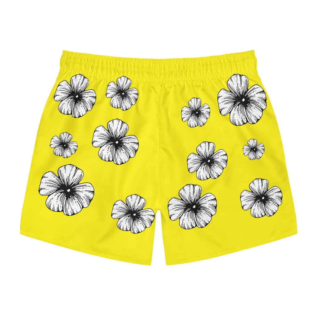 Holow Flower Swim Trunks (Yellow)
