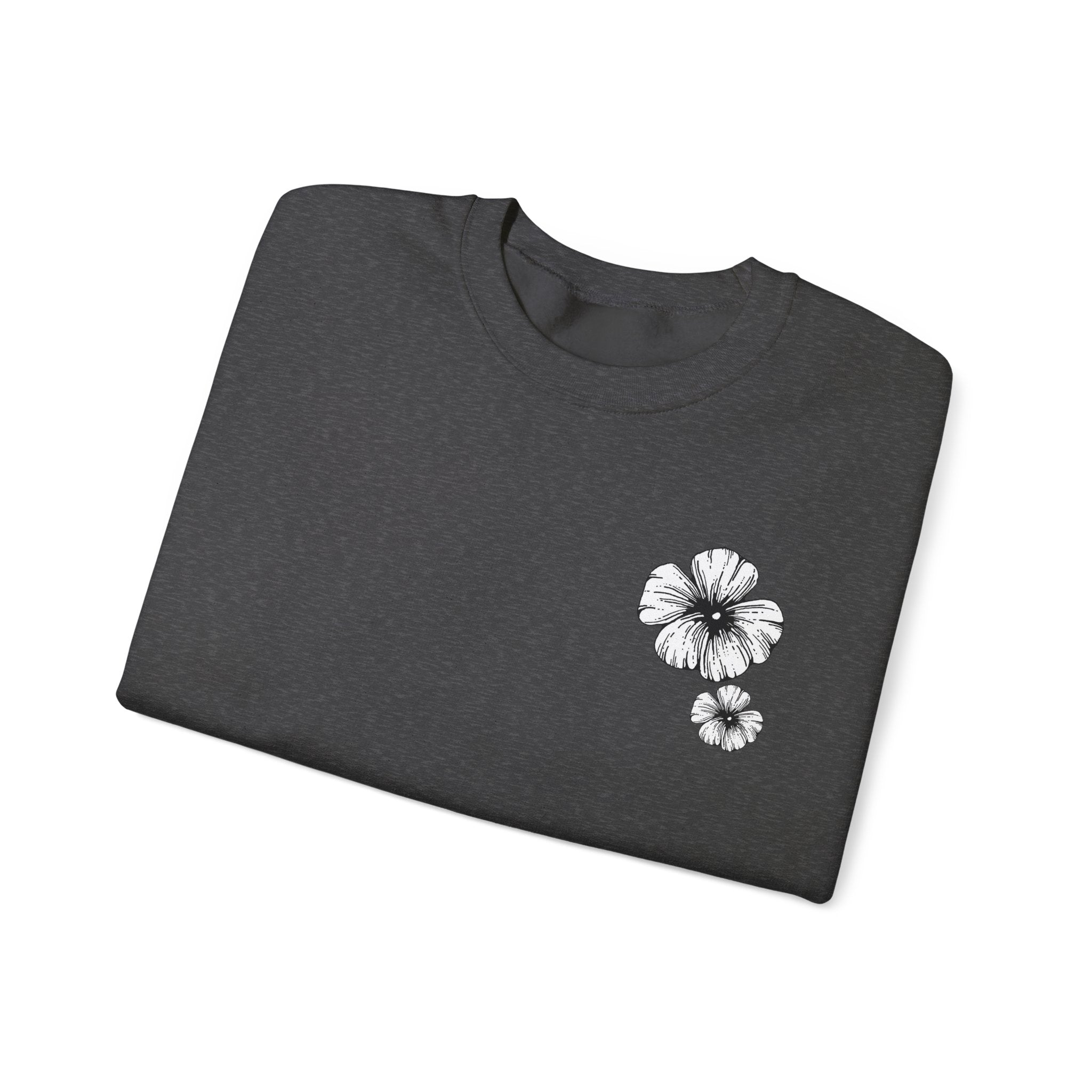 Holow Flower Crewneck Sweatshirt