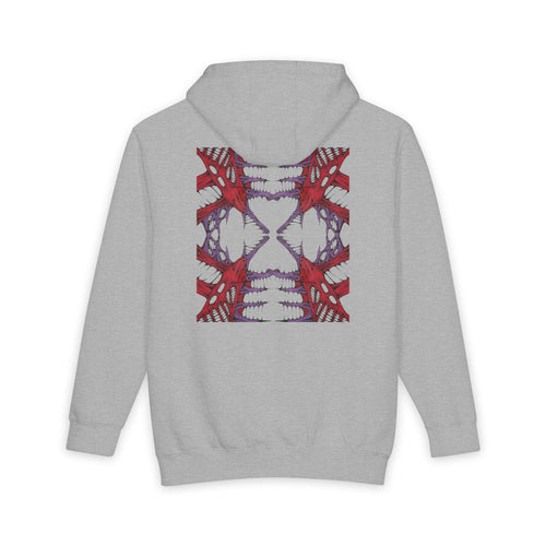 Holow Abstract Graphic Hoodie