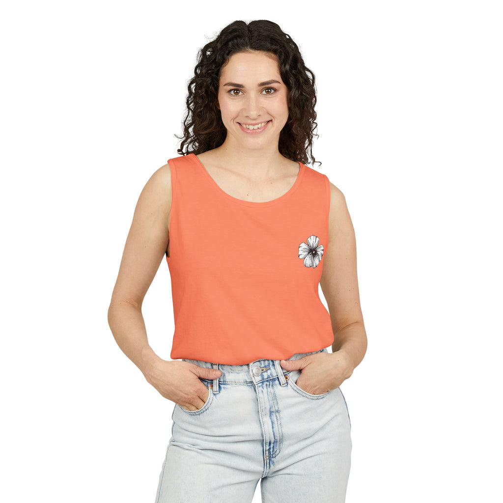 Holow Flower Tank Top