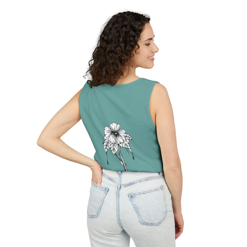 Holow Flower Tank Top
