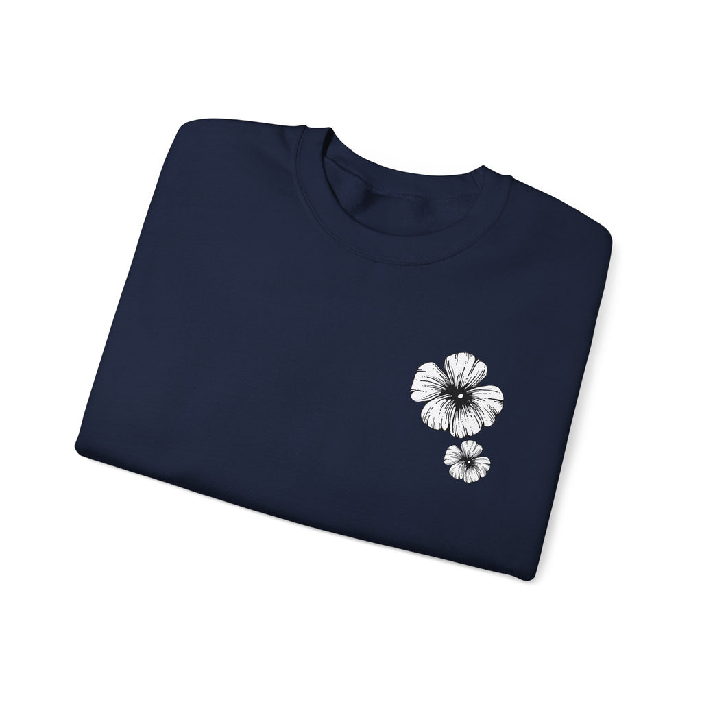 Holow Flower Crewneck Sweatshirt