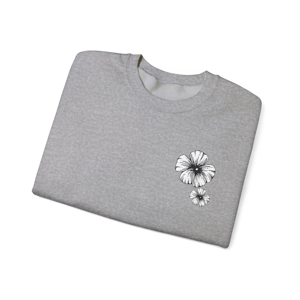 Holow Flower Crewneck Sweatshirt