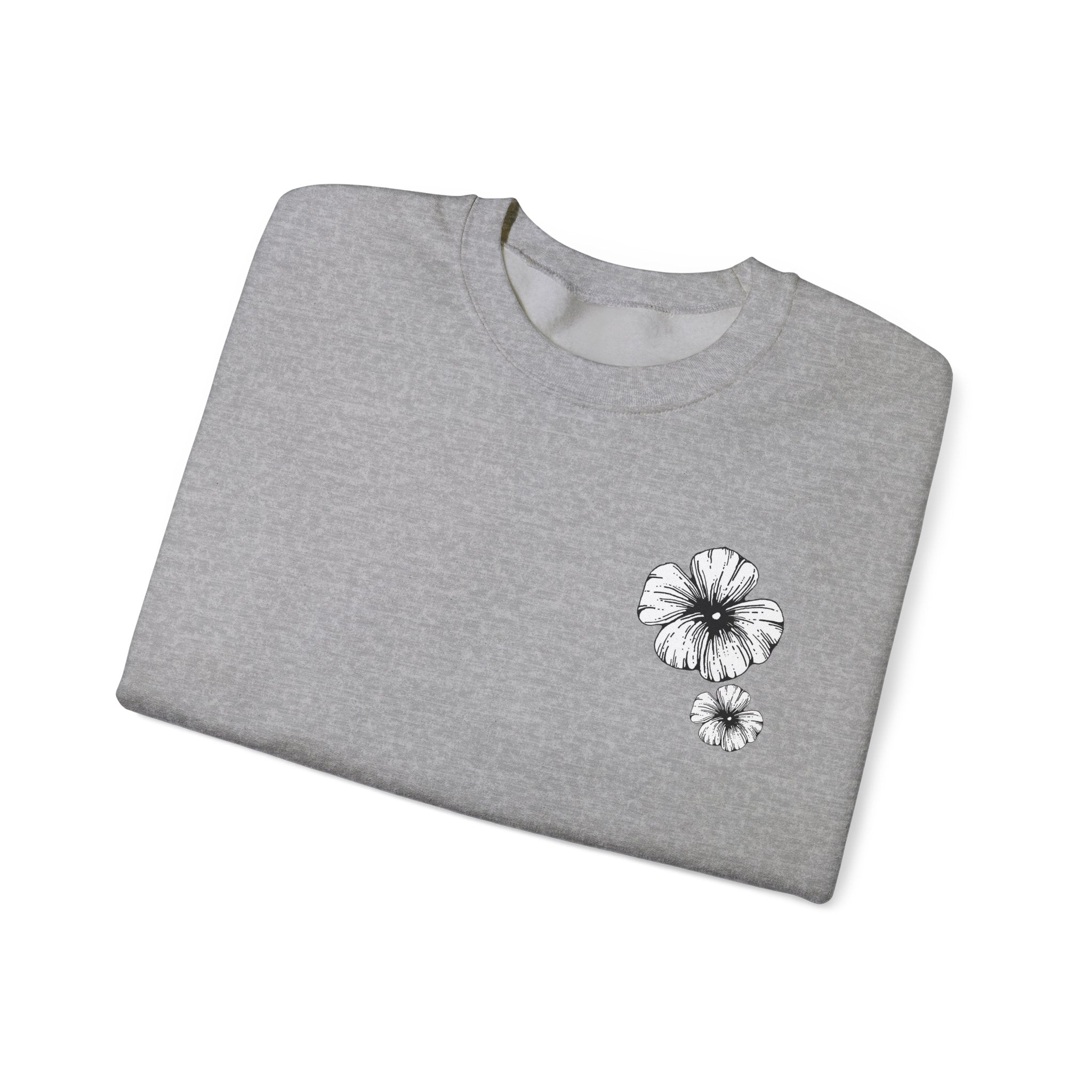 Holow Flower Crewneck Sweatshirt