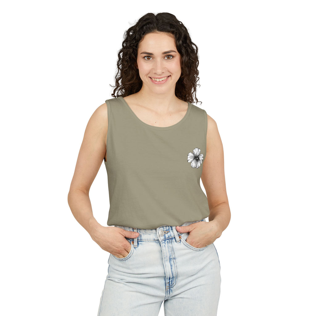 Holow Flower Tank Top