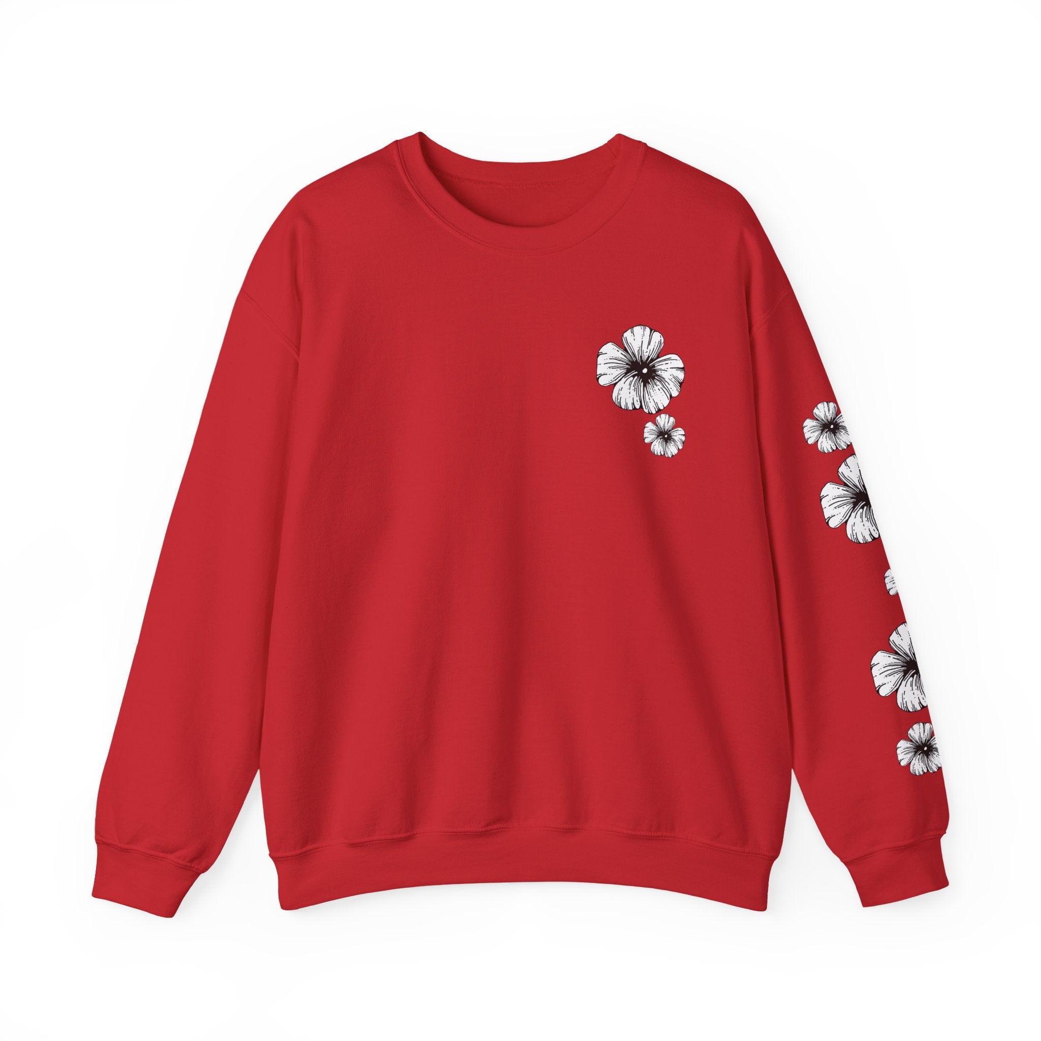 Holow Flower Crewneck Sweatshirt