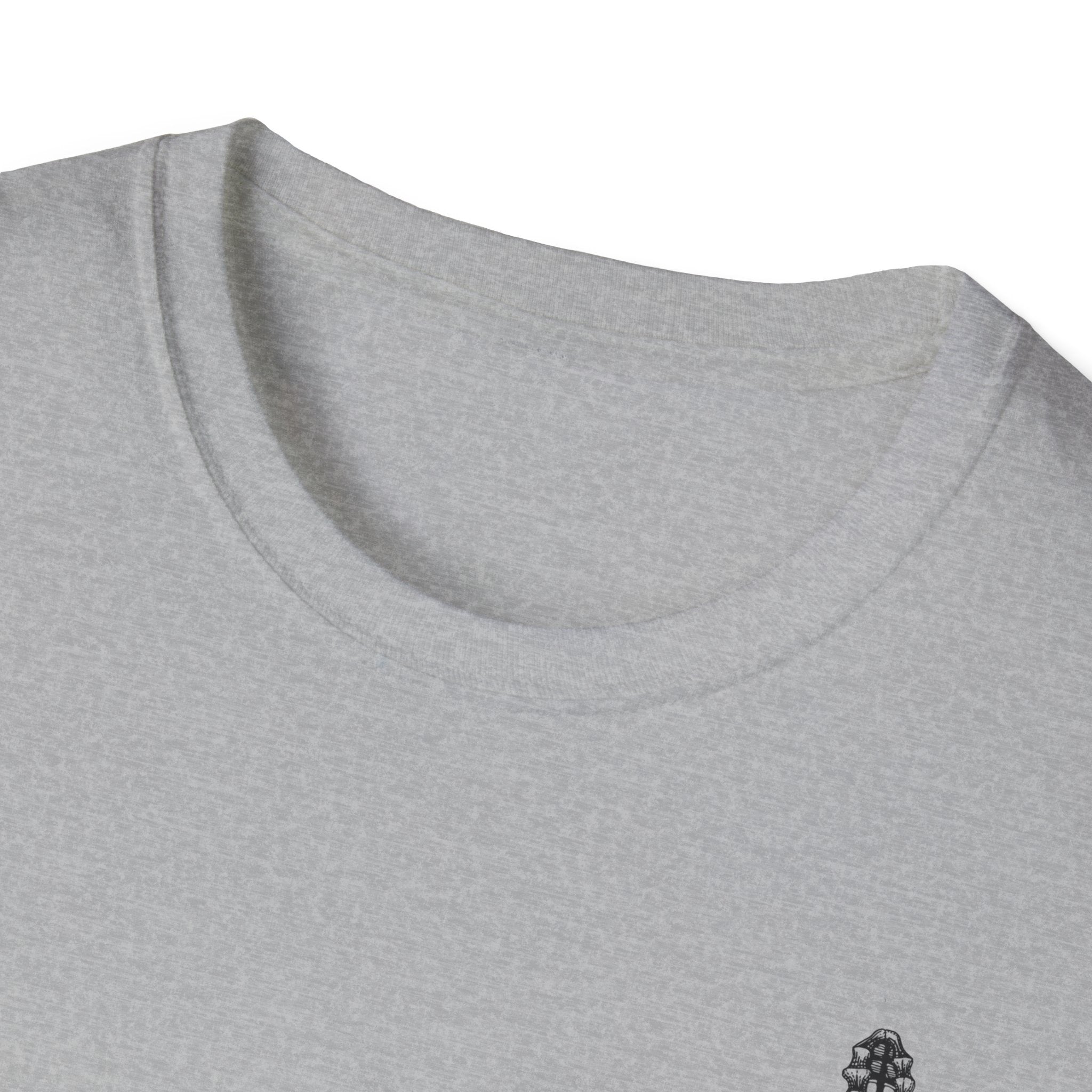 Skull Hands Graphic T-Shirt — Red & Purple Horror Art Tee