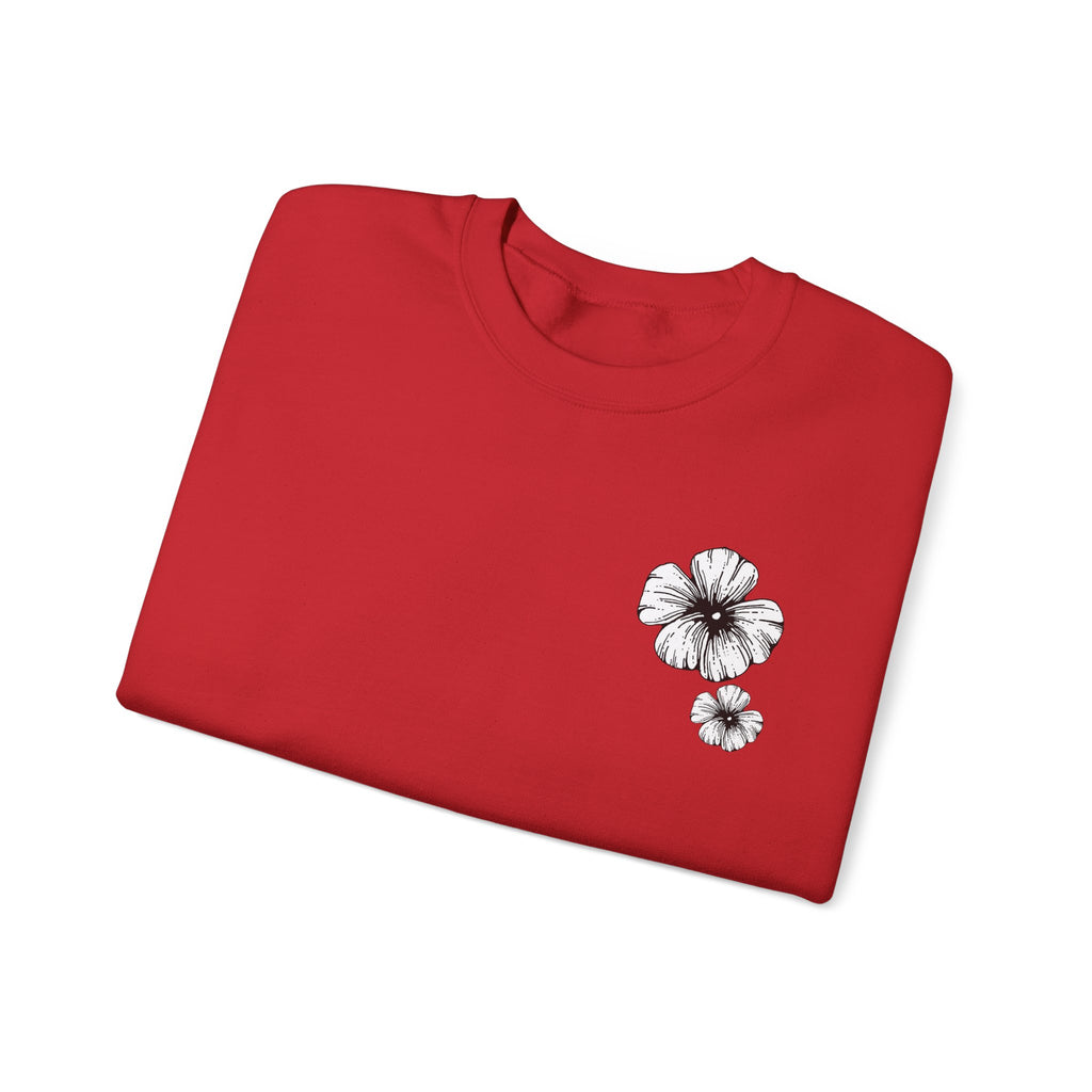 Holow Flower Crewneck Sweatshirt