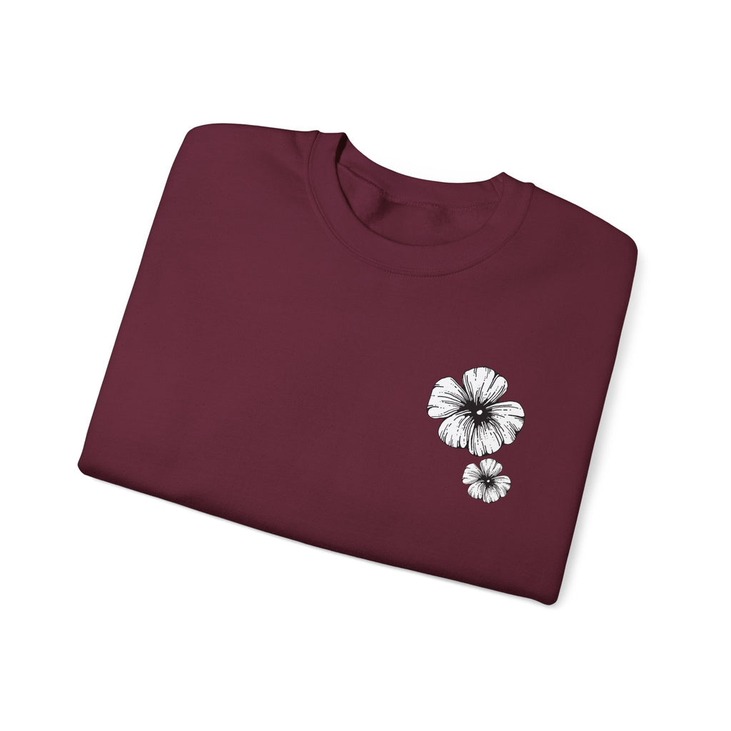 Holow Flower Crewneck Sweatshirt