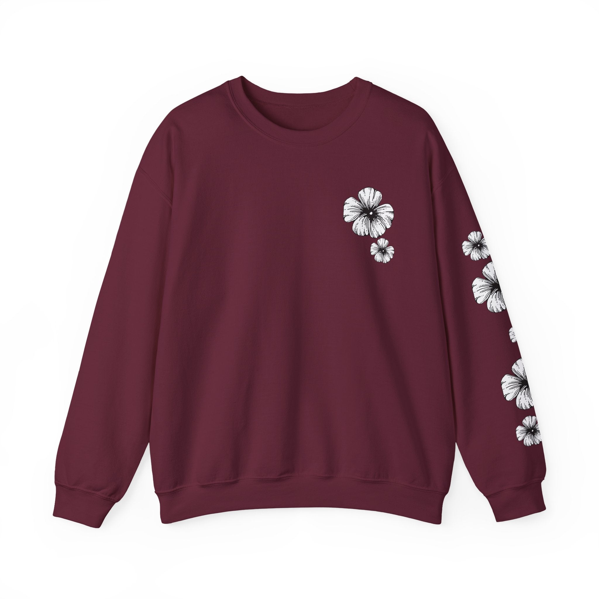 Holow Flower Crewneck Sweatshirt