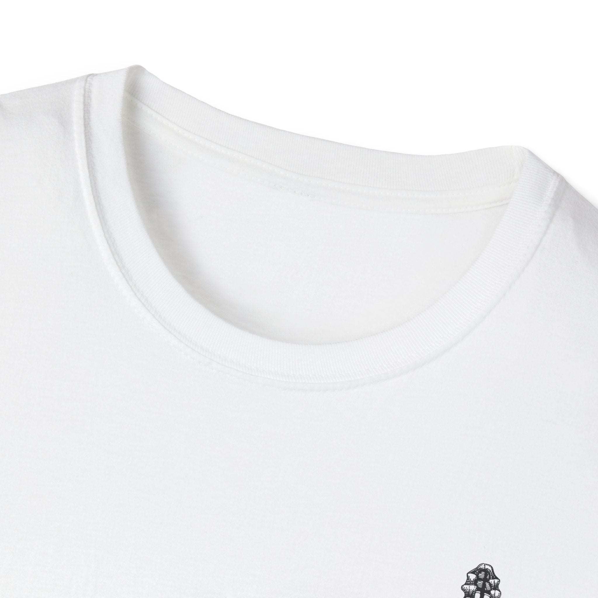 Skull Hands Graphic T-Shirt — Red & Purple Horror Art Tee