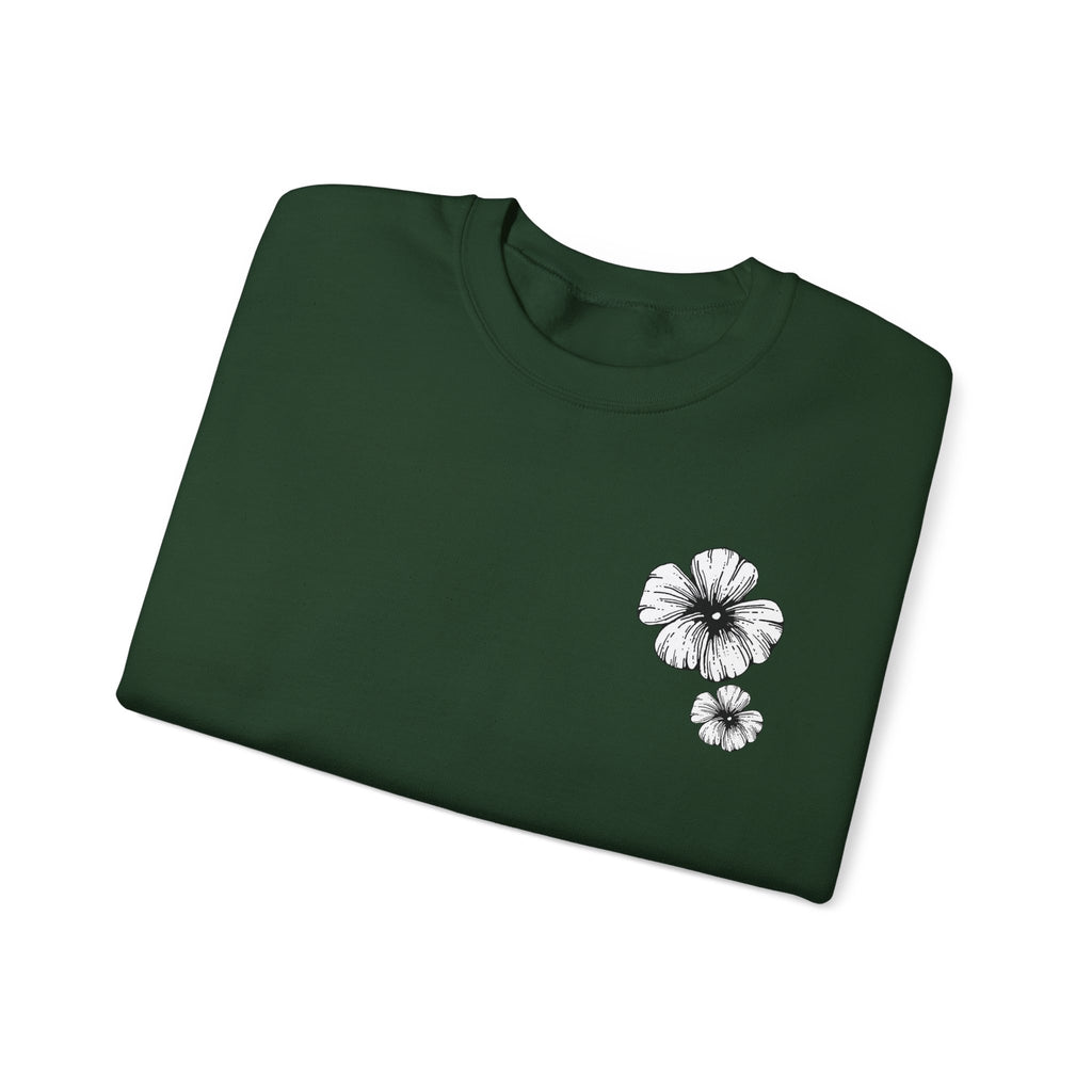 Holow Flower Crewneck Sweatshirt