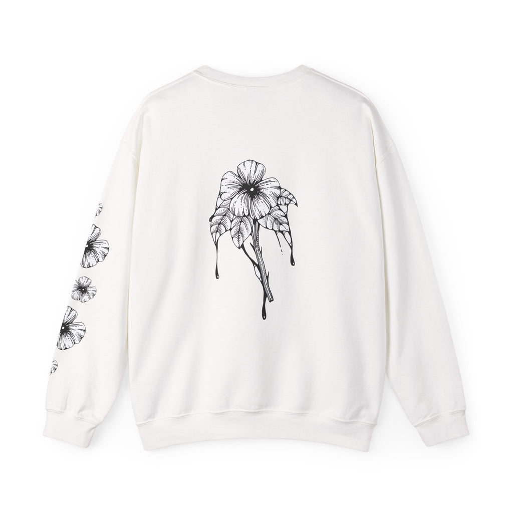 Holow Flower Crewneck Sweatshirt