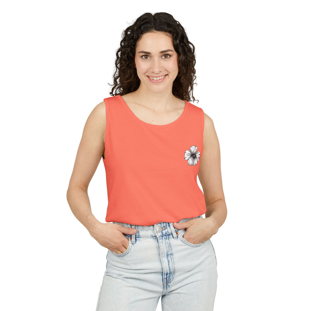 Holow Flower Tank Top
