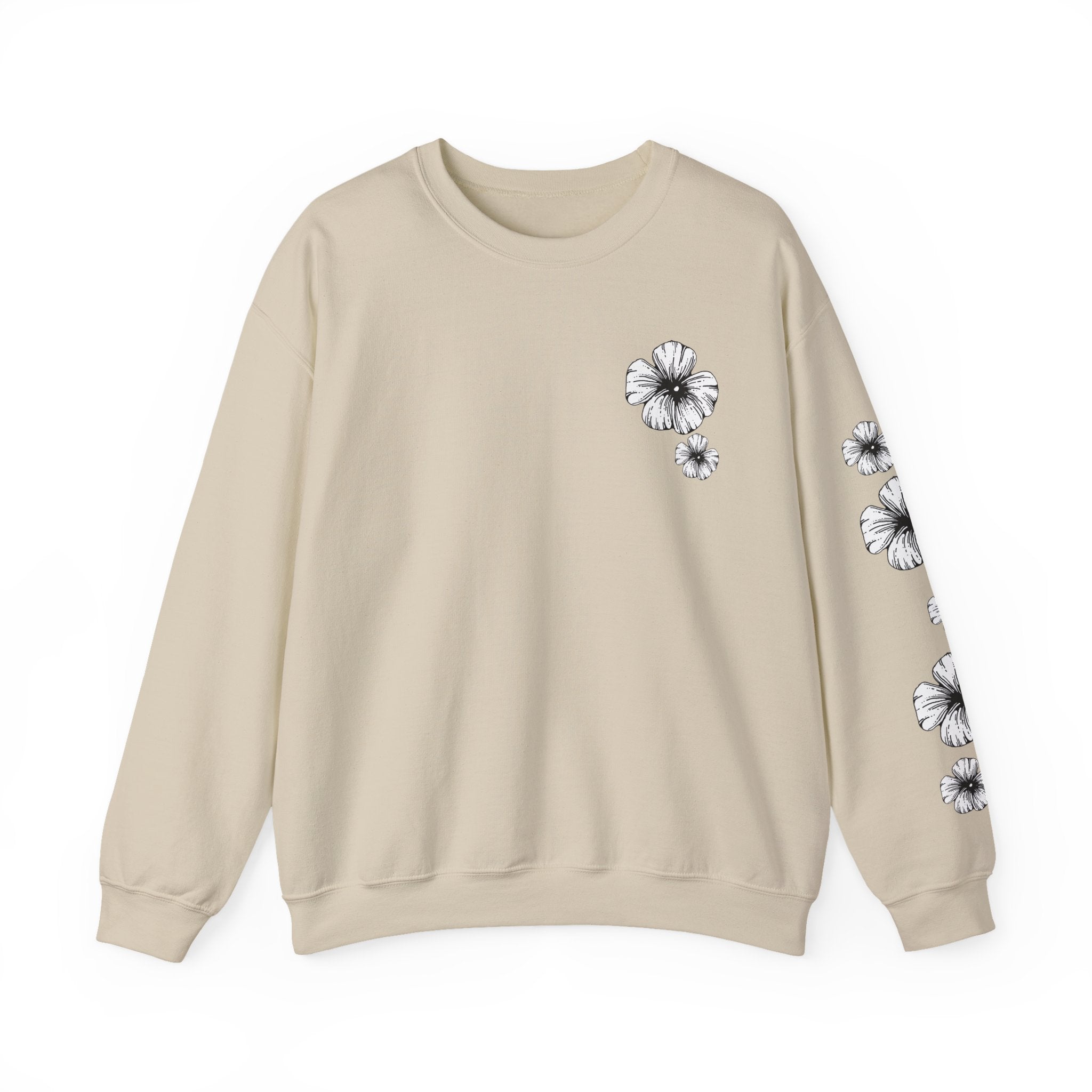 Holow Flower Crewneck Sweatshirt
