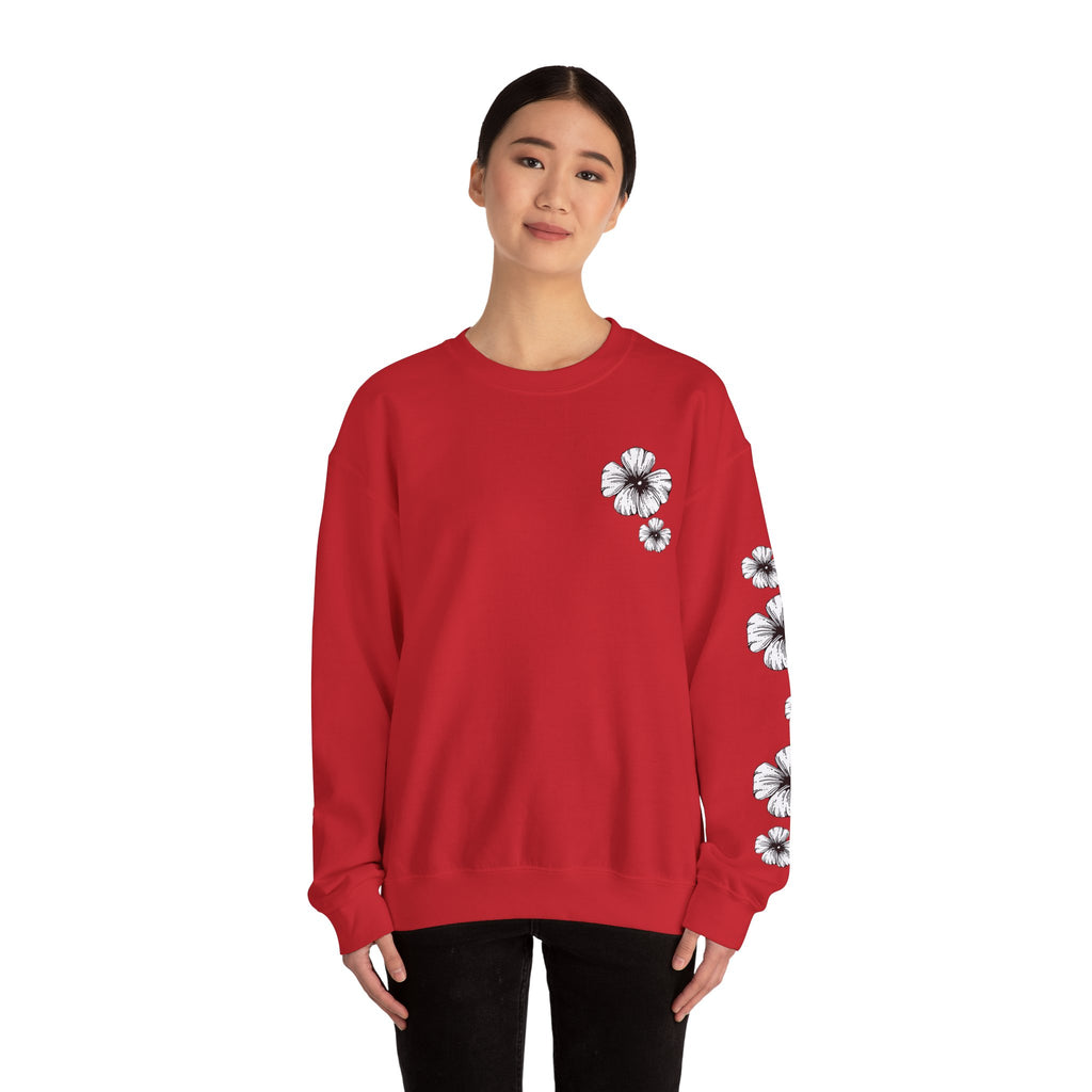 Holow Flower Crewneck Sweatshirt