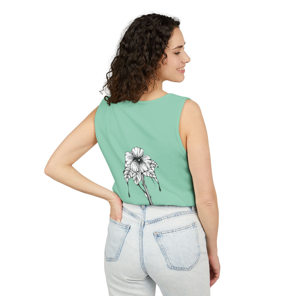 Holow Flower Tank Top