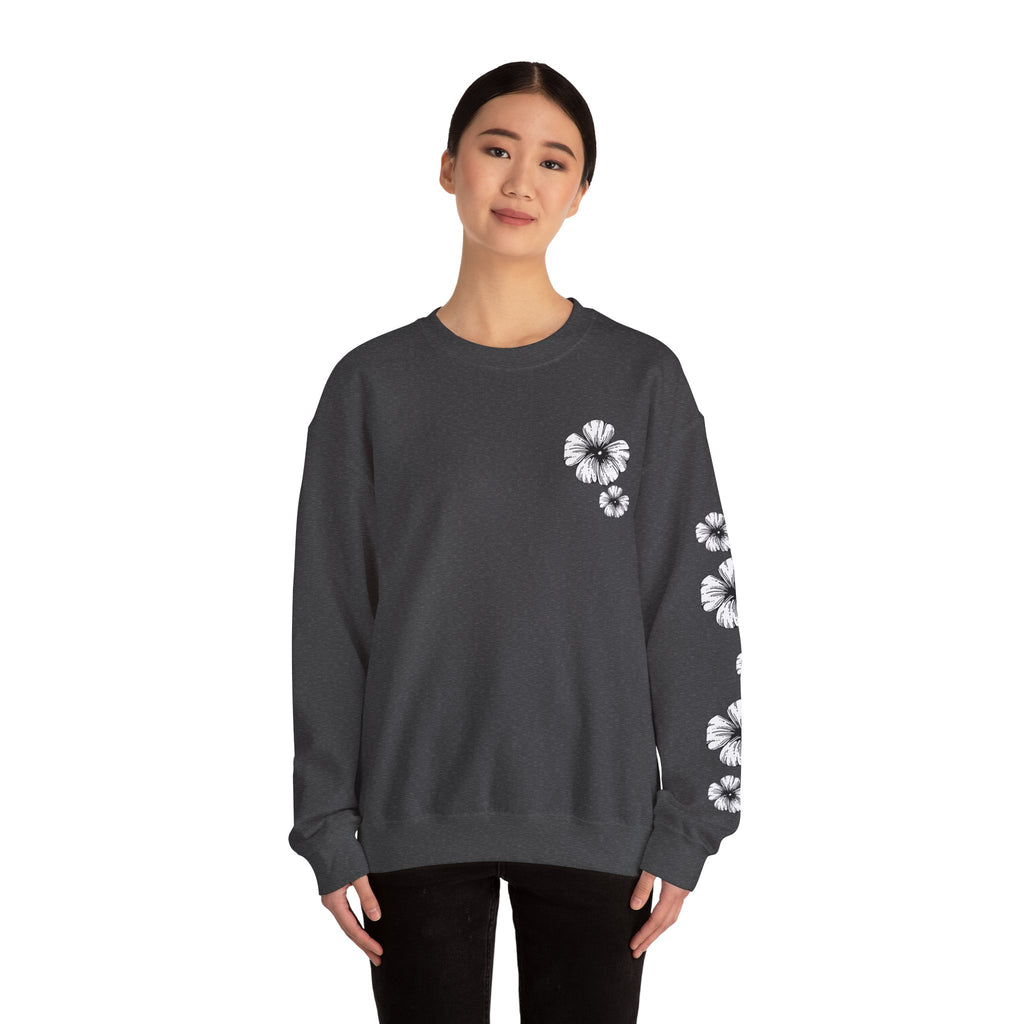 Holow Flower Crewneck Sweatshirt