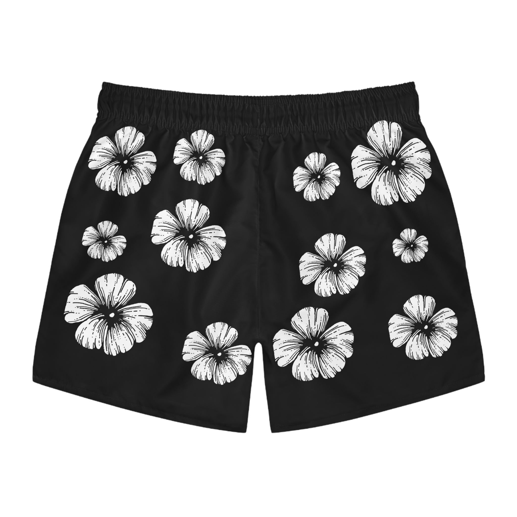 Holow Flower Swim Trunks (Black)