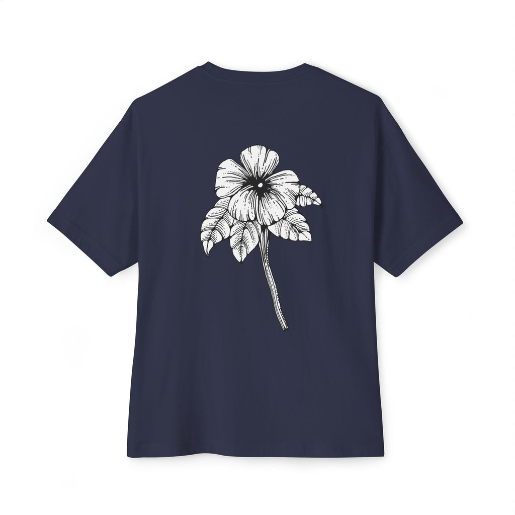Oversized Holow Flower Tee