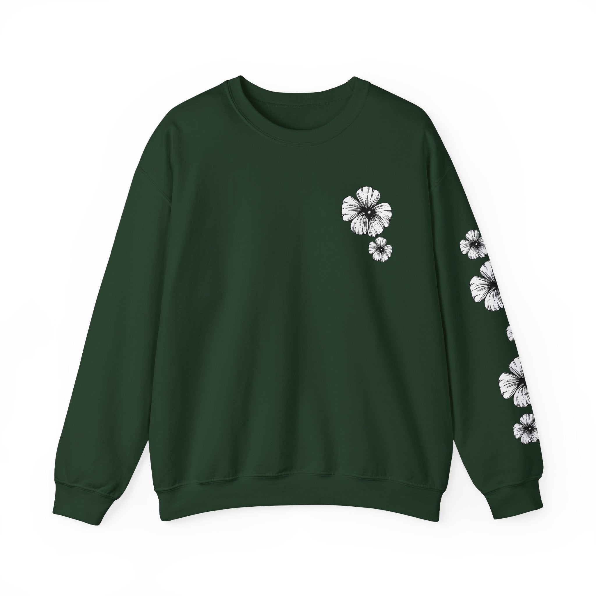 Holow Flower Crewneck Sweatshirt