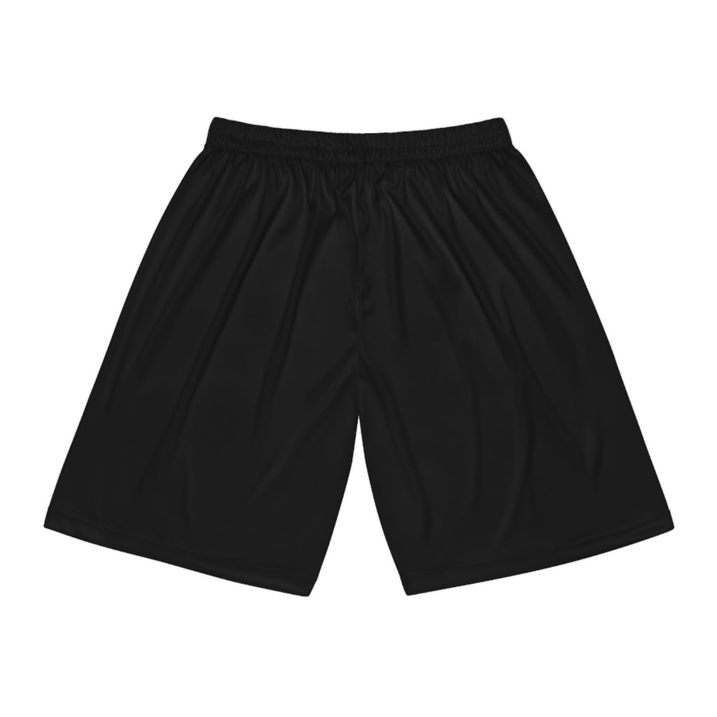 Black Holow Flower Basketball Shorts