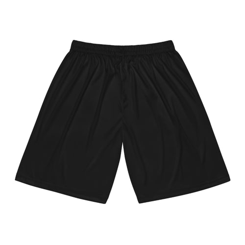 Black Holow Flower Basketball Shorts