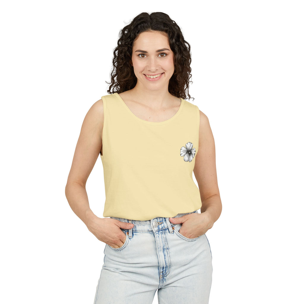 Holow Flower Tank Top