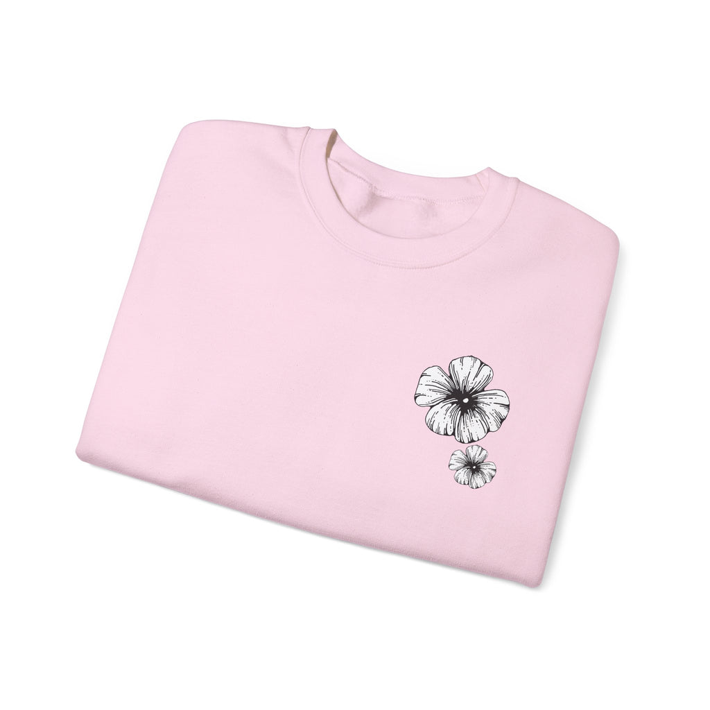 Holow Flower Crewneck Sweatshirt