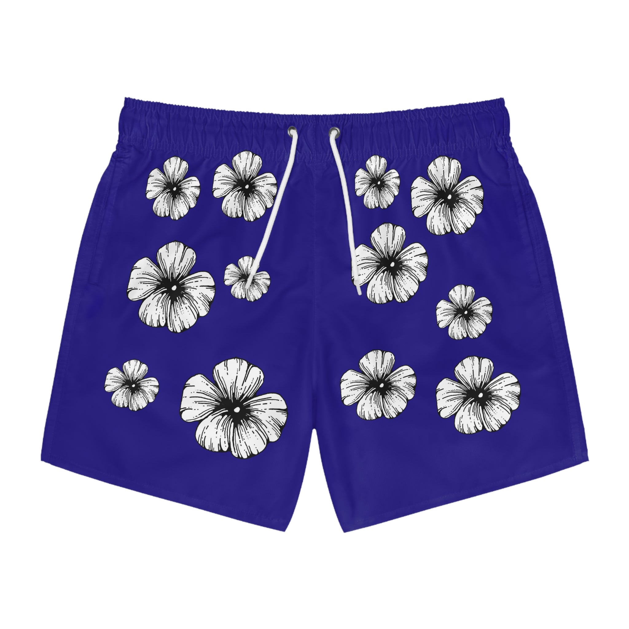 Holow Flower Swim Trunks (Dark Blue)