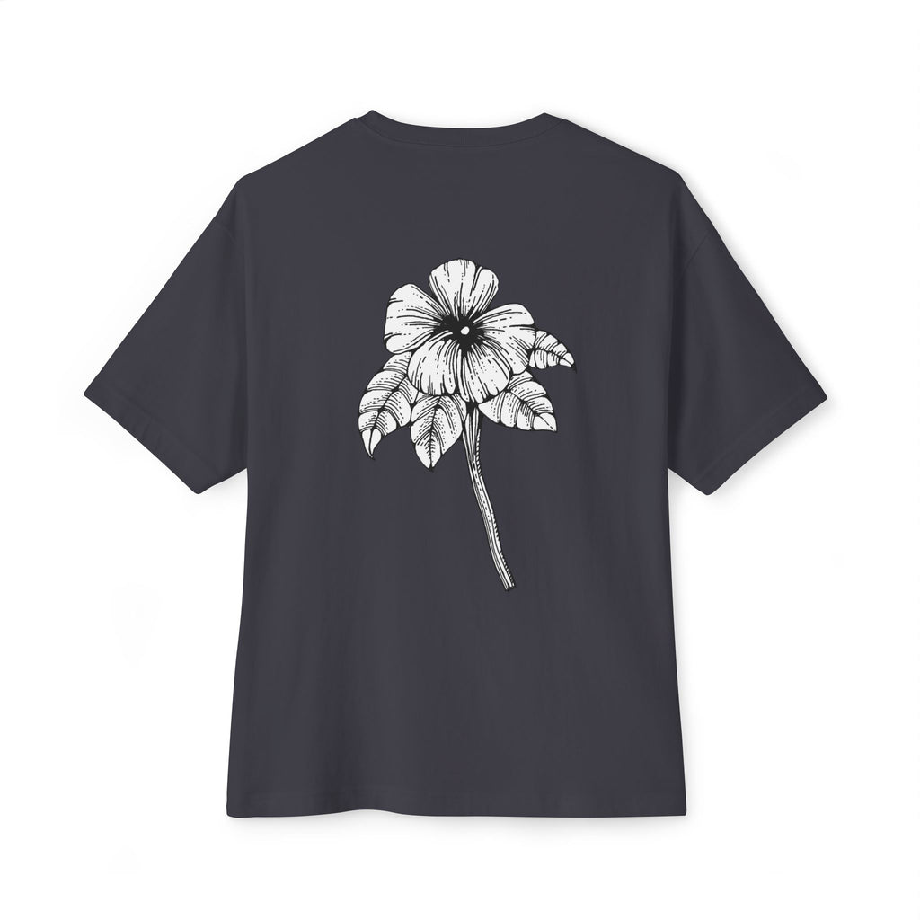 Oversized Holow Flower Tee