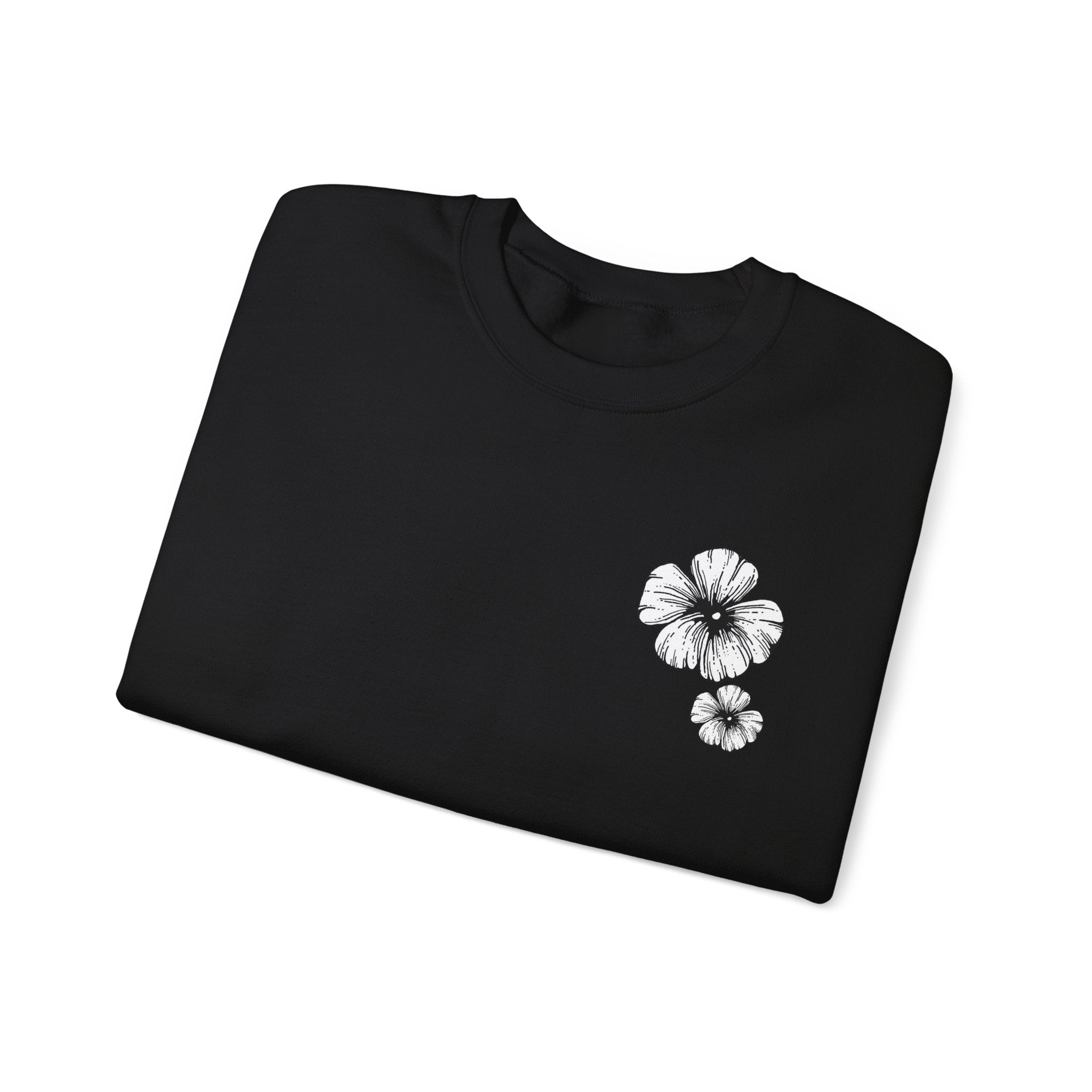 Holow Flower Crewneck Sweatshirt