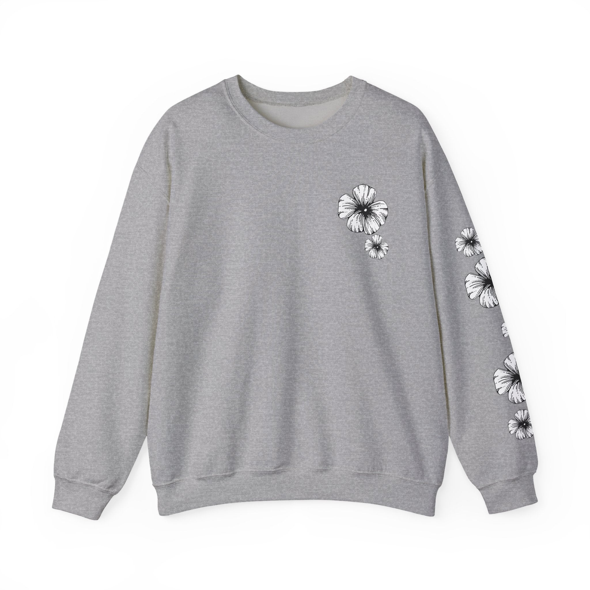 Holow Flower Crewneck Sweatshirt