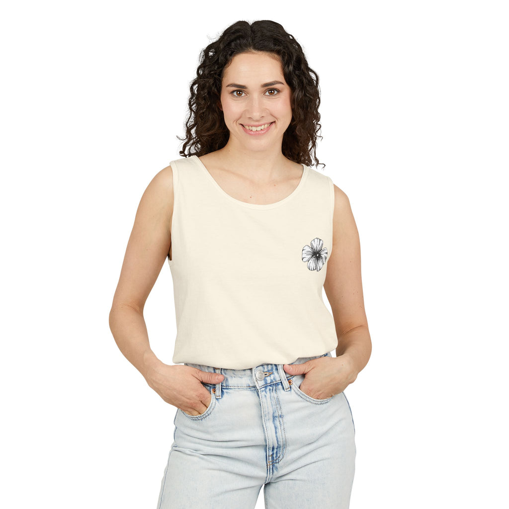Holow Flower Tank Top