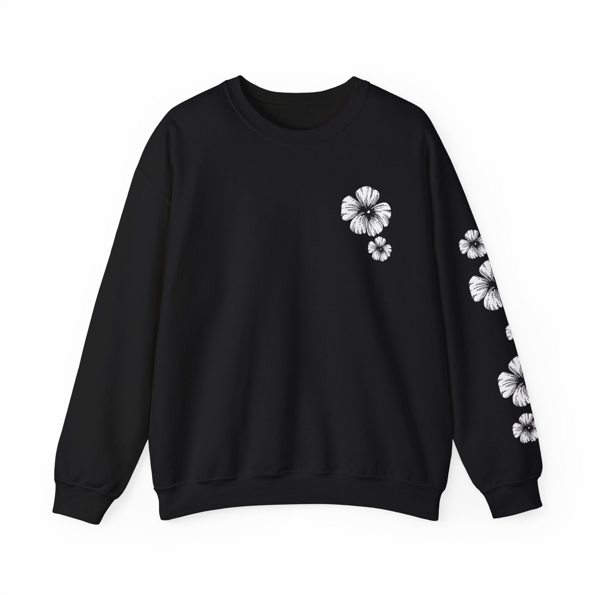 Holow Flower Crewneck Sweatshirt