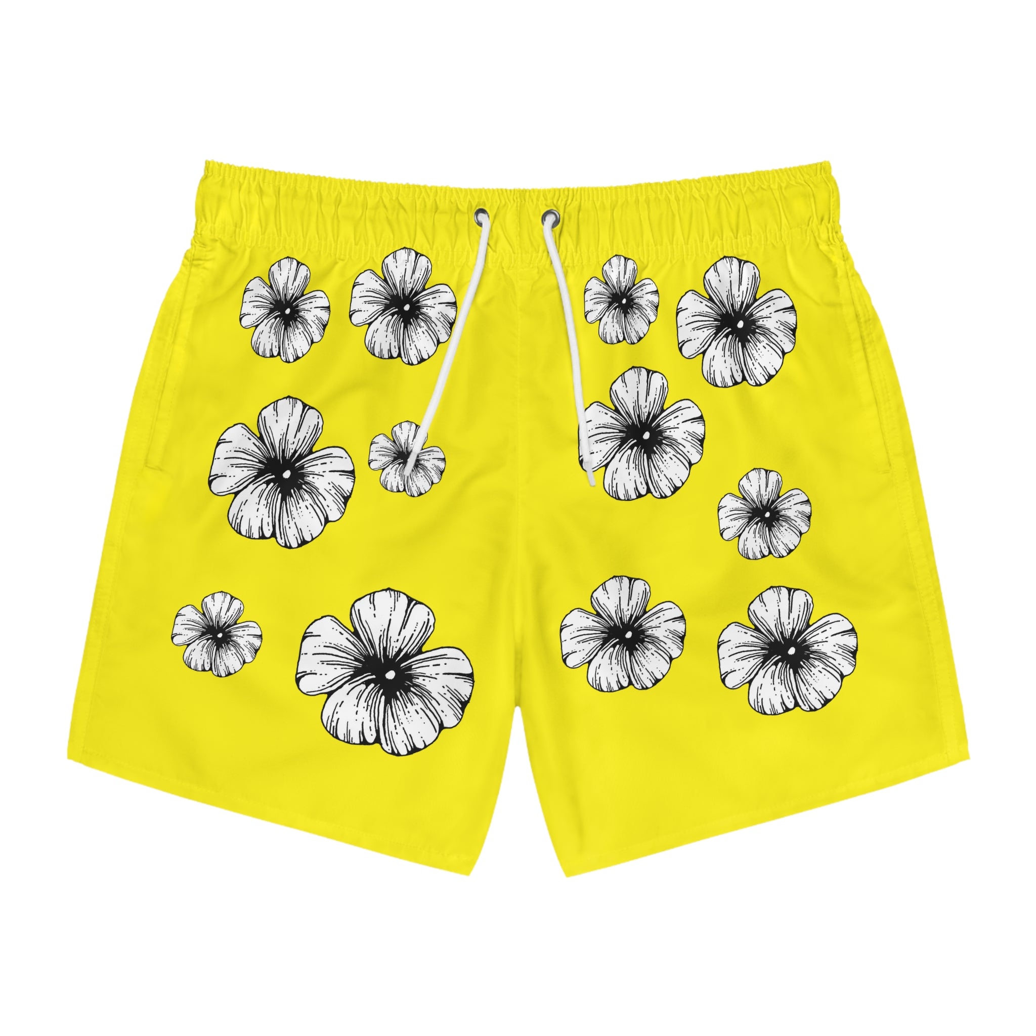 Holow Flower Swim Trunks (Yellow)