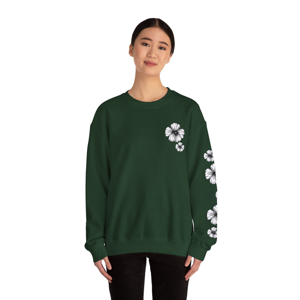 Holow Flower Crewneck Sweatshirt