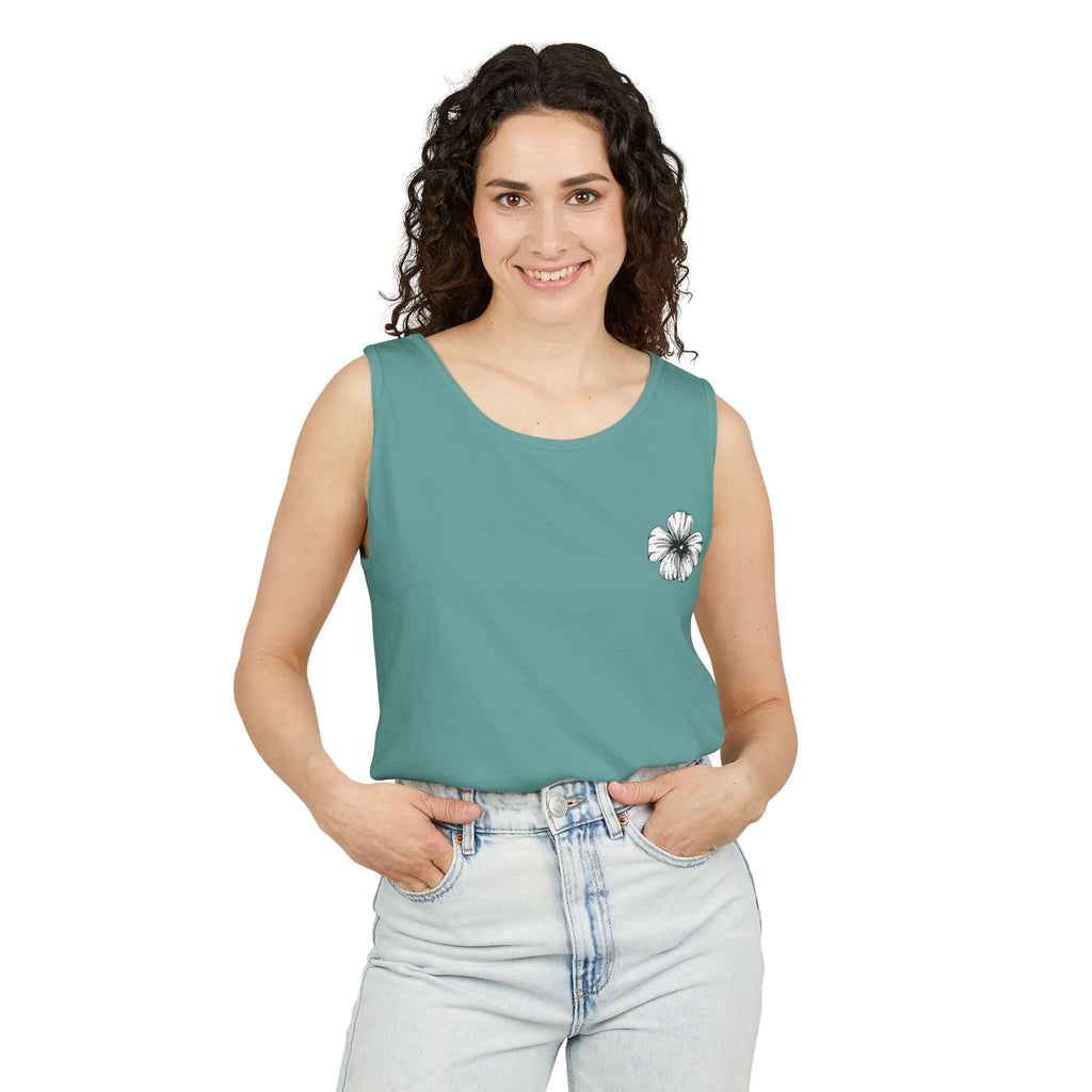 Holow Flower Tank Top