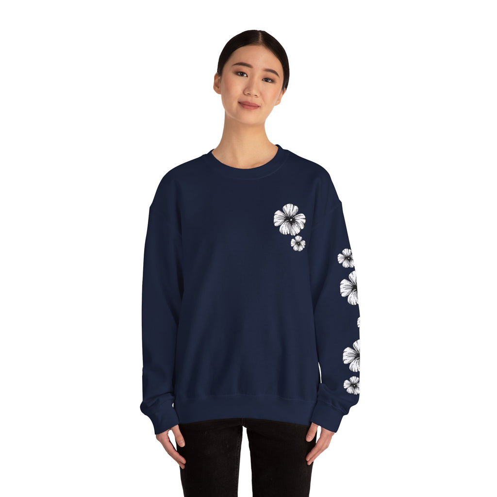 Holow Flower Crewneck Sweatshirt