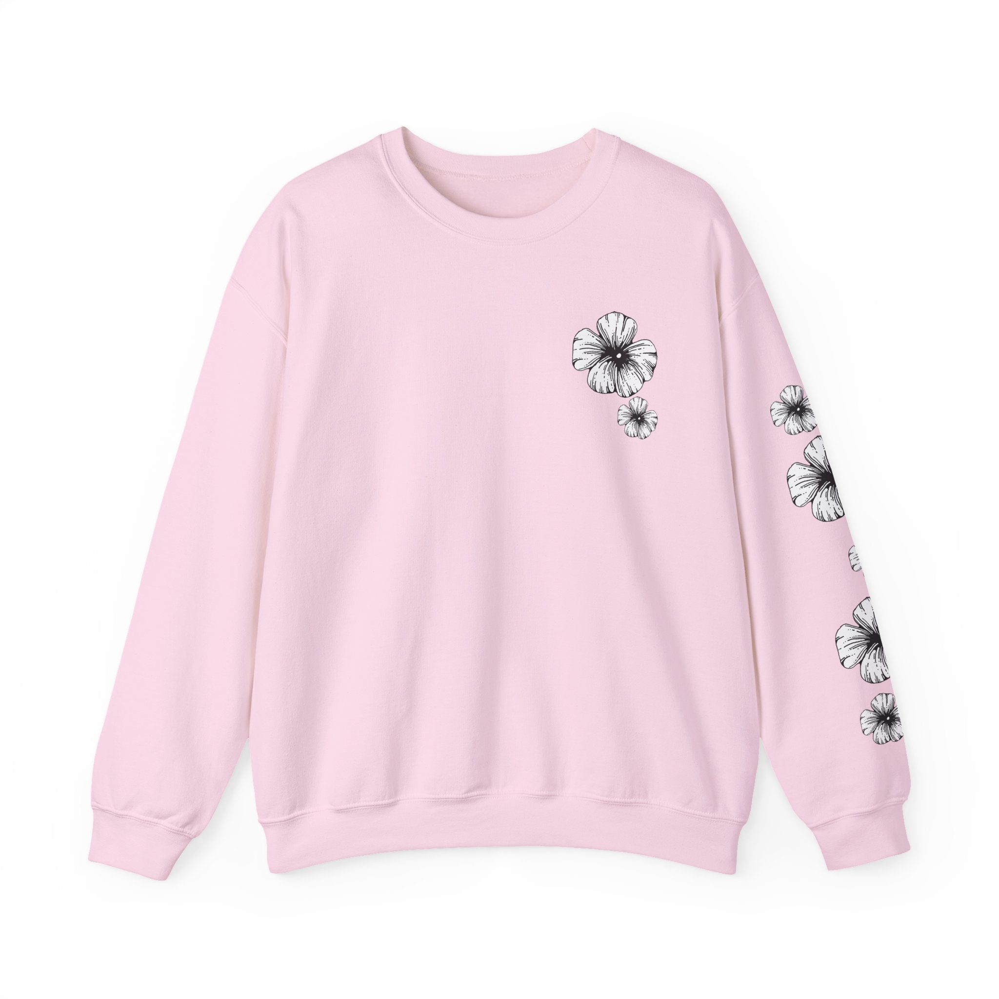 Holow Flower Crewneck Sweatshirt