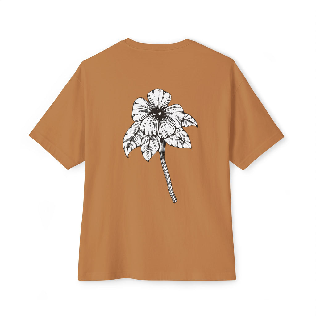 Oversized Holow Flower Tee
